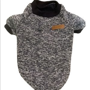 Blue Classic dog shirt.